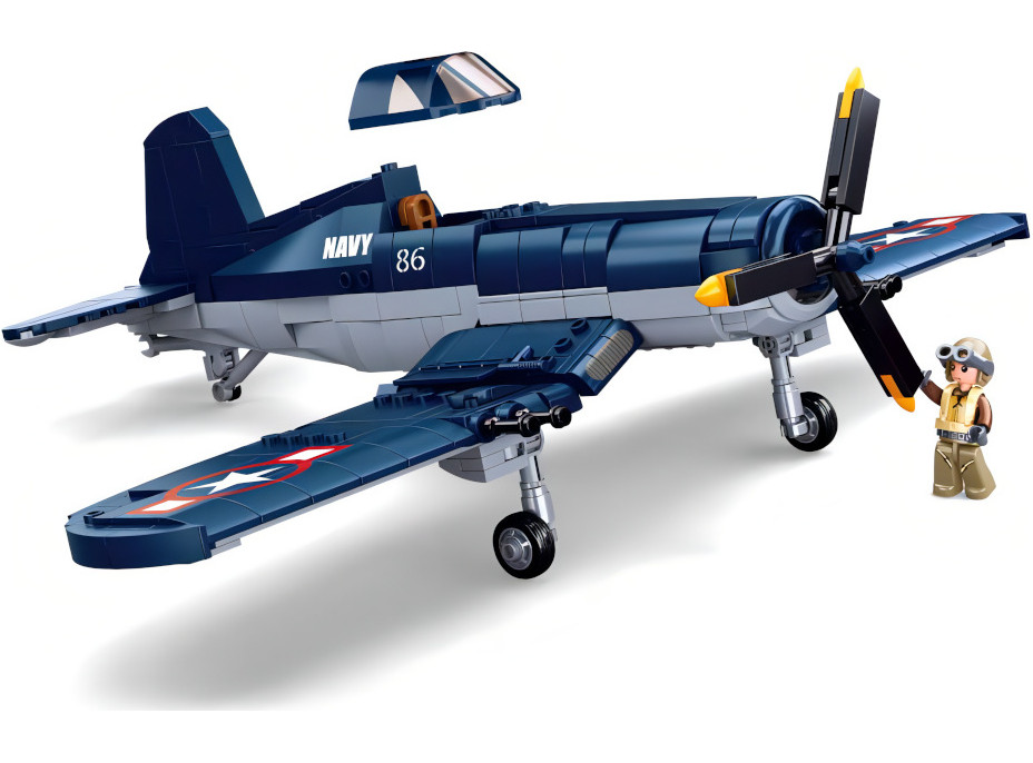 Sluban WWII M38-B1109 Americký stíhací letoun F4U Corsair