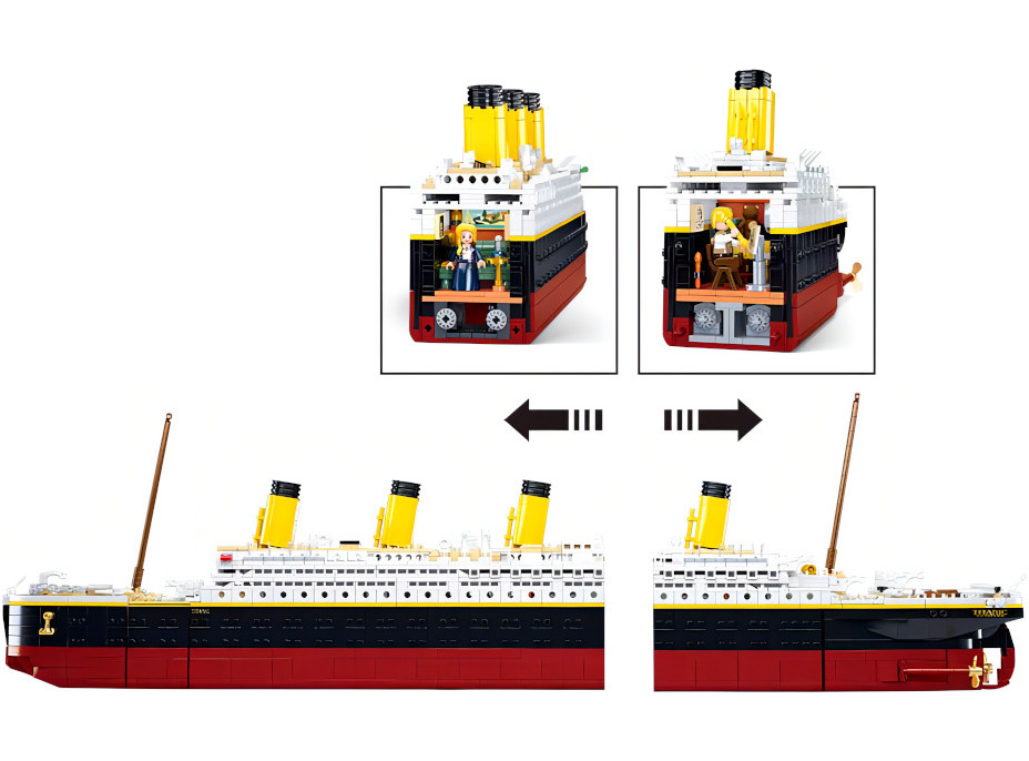 Sluban Titanic M38-B1122 Titanic extra velký