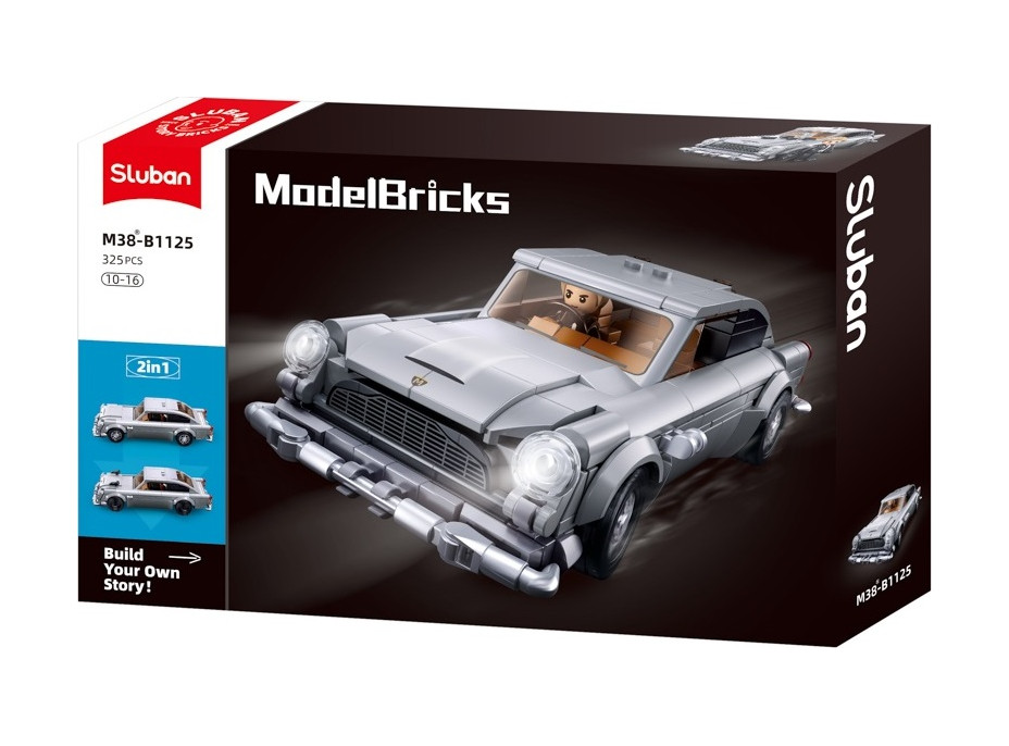 Sluban Model Bricks M38-B1125 Auto tajného agenta