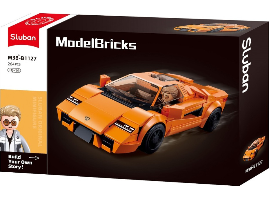 Sluban Model Bricks M38-B1127 Sportovní vůz 2002