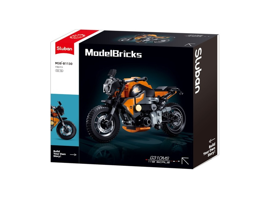 Sluban Model Bricks M38-B1130 Motocykl 310GS