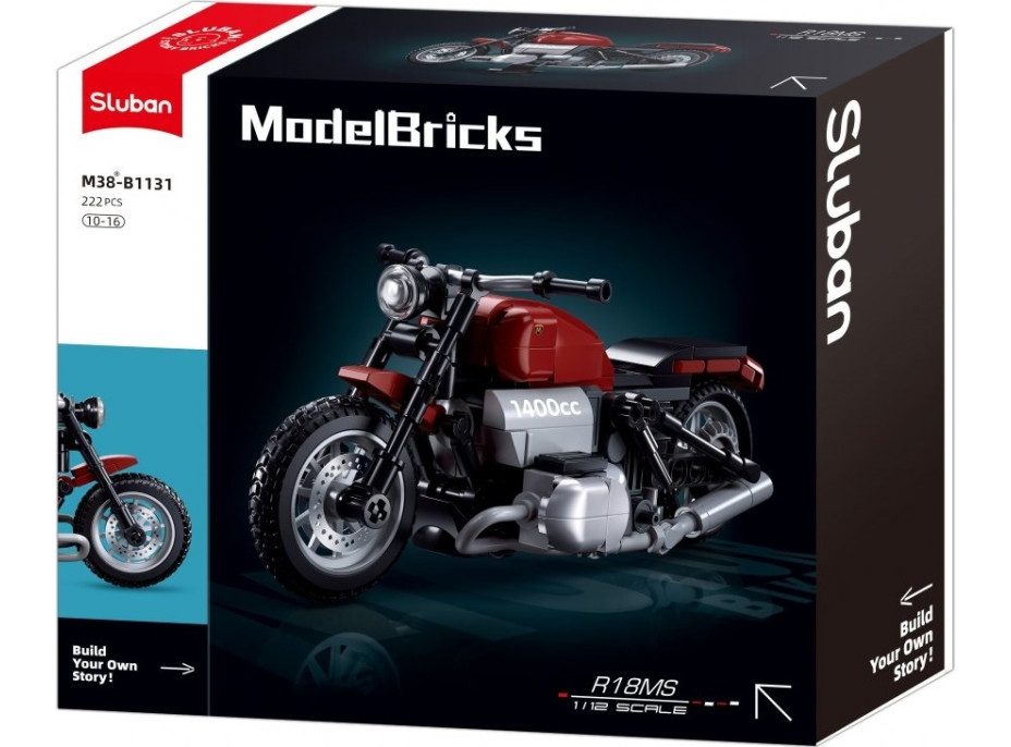 Sluban Model Bricks M38-B1131 Motorka R18