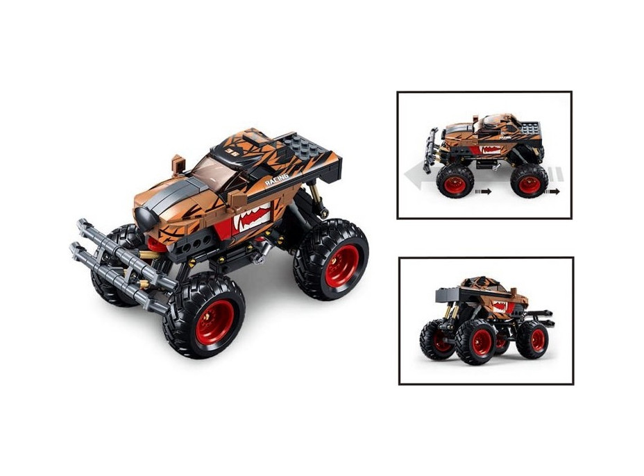 Sluban Power Bricks Natahovací Oranžovo-černý závodní Off-road