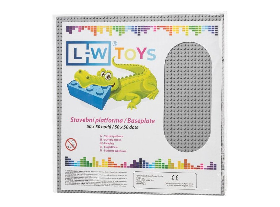 L-W Toys Velká podložka na stavění 50x50