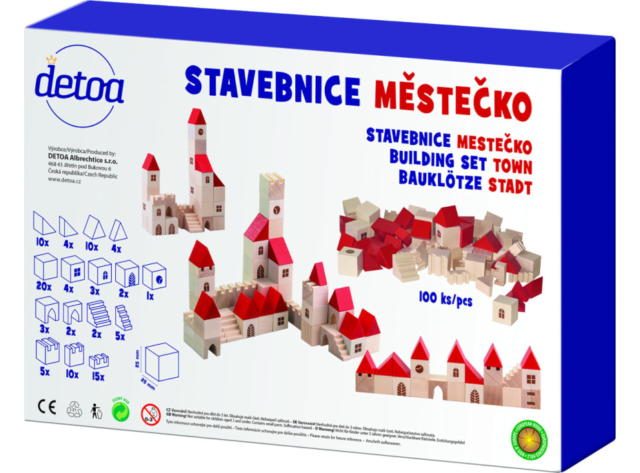 Detoa Stavebnice městečko