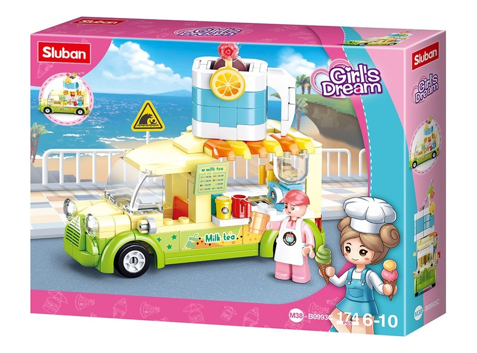 Sluban Girls Dream M38-B0993C Smoothie vůz