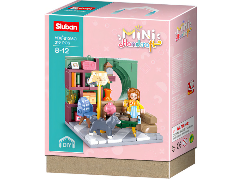 Sluban Girls Dream Mini Handcraft M38-B1016C Obývácí pokoj