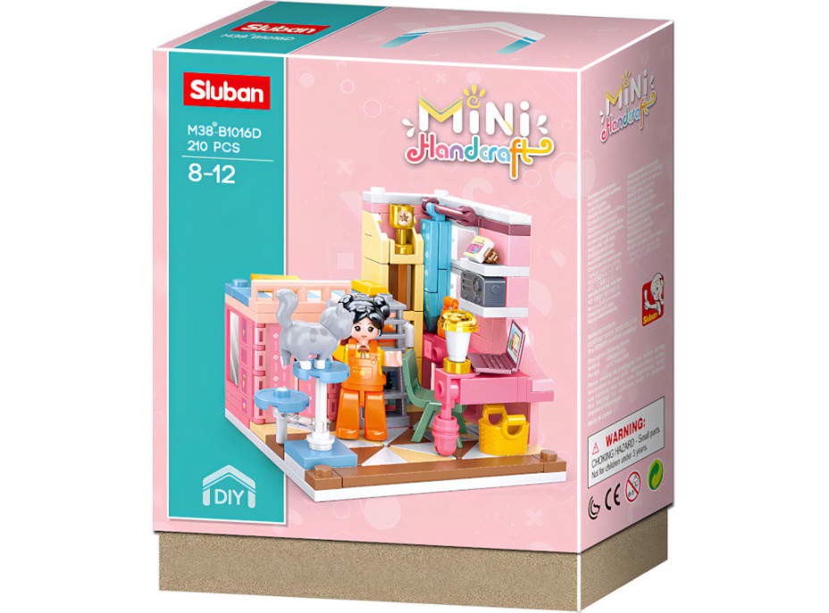 Sluban Girls Dream Mini Handcraft M38-B1016D Ložnice