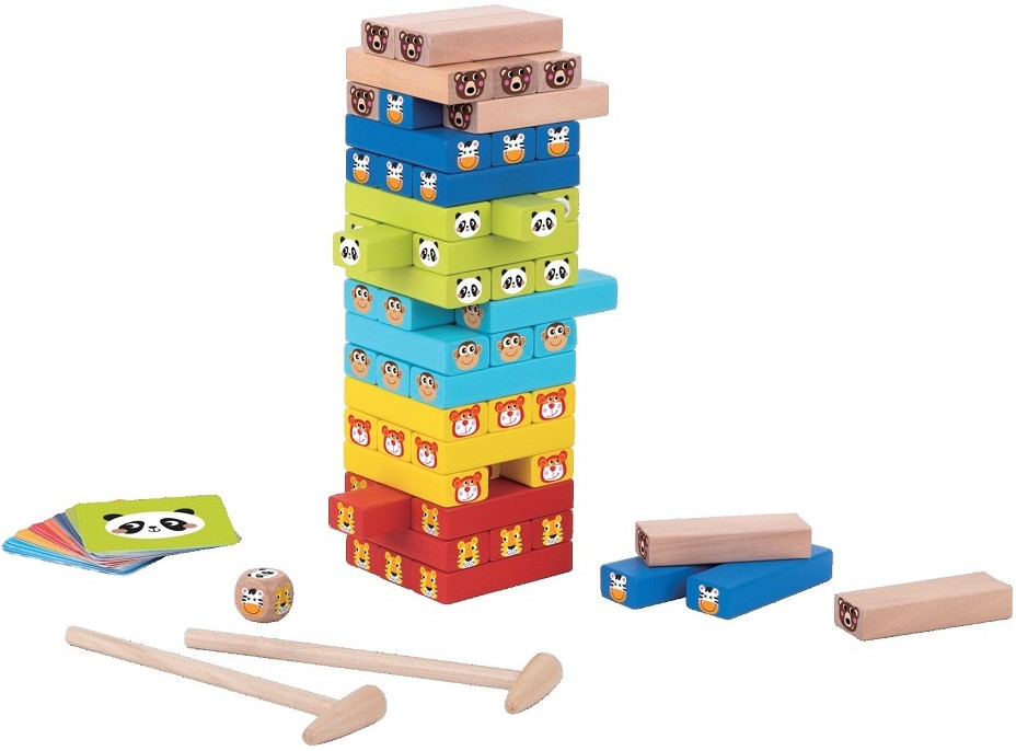 2Kids Toys Jenga se zvířátky