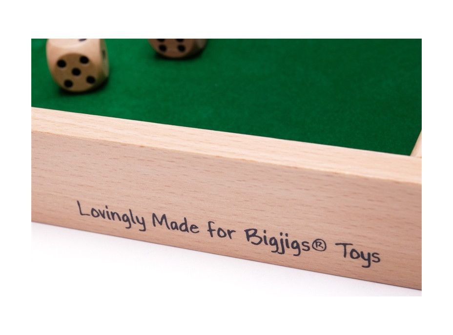 Bigjigs Toys Dřevěná hra Uzavřete kostky