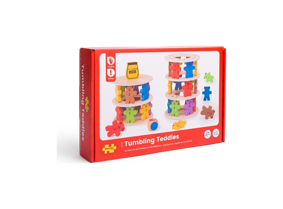 Bigjigs Toys Hra padající medvídci