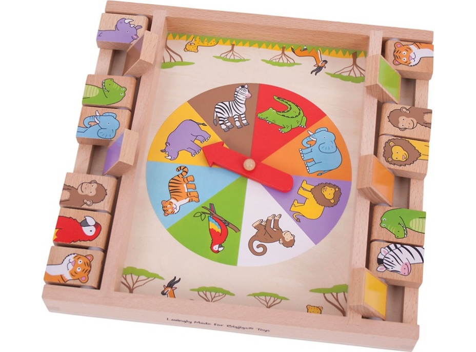 Bigjigs Toys Ruleta se zvířátky