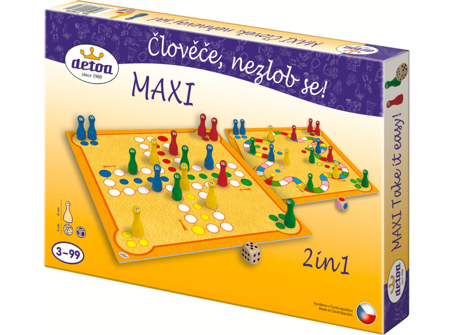 Detoa Člověče nezlob se maxi 2 in1