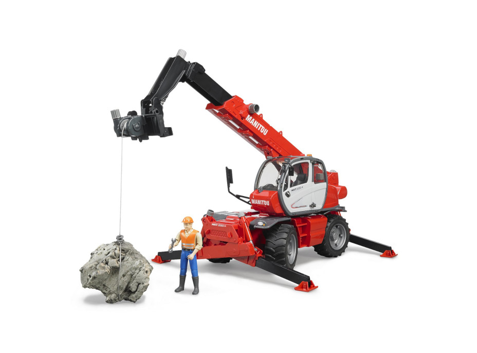 Bruder Manipulátor Manitou MRT 2150 s příslušenstvím