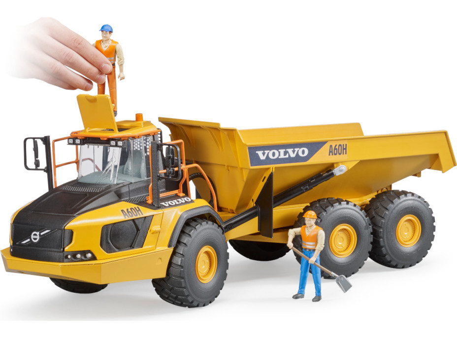 Bruder Kloubový Dumper Volvo A60H v měřítku 1:16