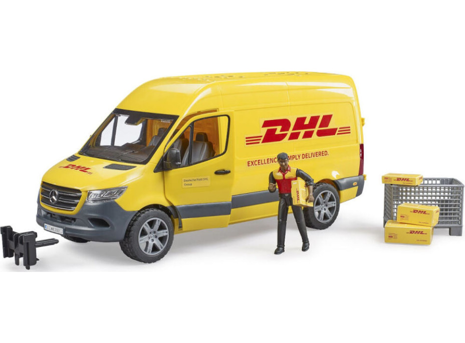 Bruder Mercedes-Benz Sprinter DHL s řidičem