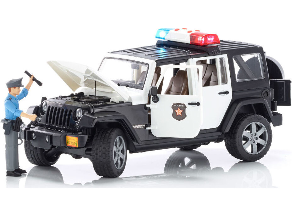 Bruder Jeep Wrangler Rubicon Policie