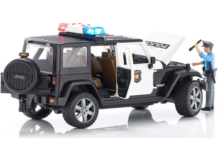 Bruder Jeep Wrangler Rubicon Policie