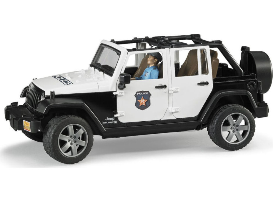 Bruder Jeep Wrangler Rubicon Policie