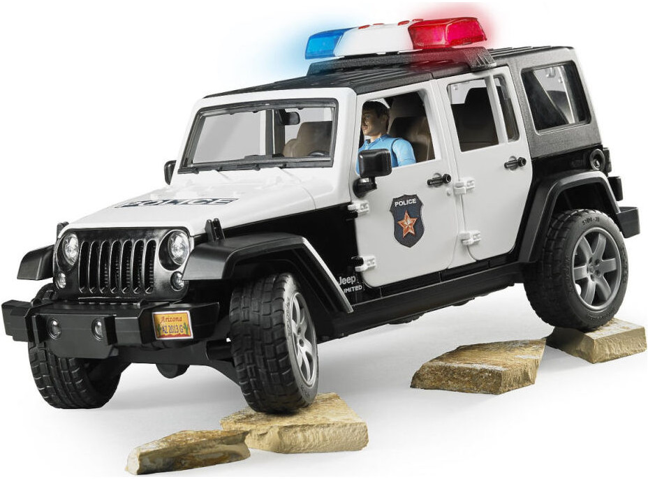 Bruder Jeep Wrangler Rubicon Policie