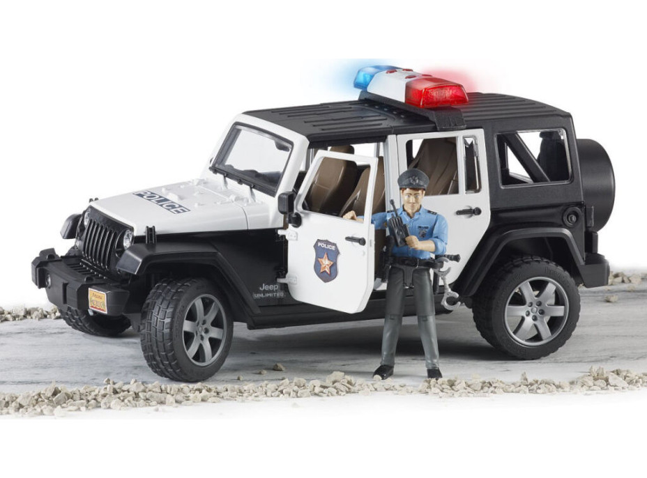 Bruder Jeep Wrangler Rubicon Policie