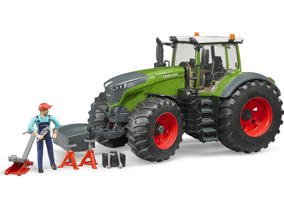 Bruder Traktor Fendt 1050 Vario s mechanikem a dílenským nářadím 1:16