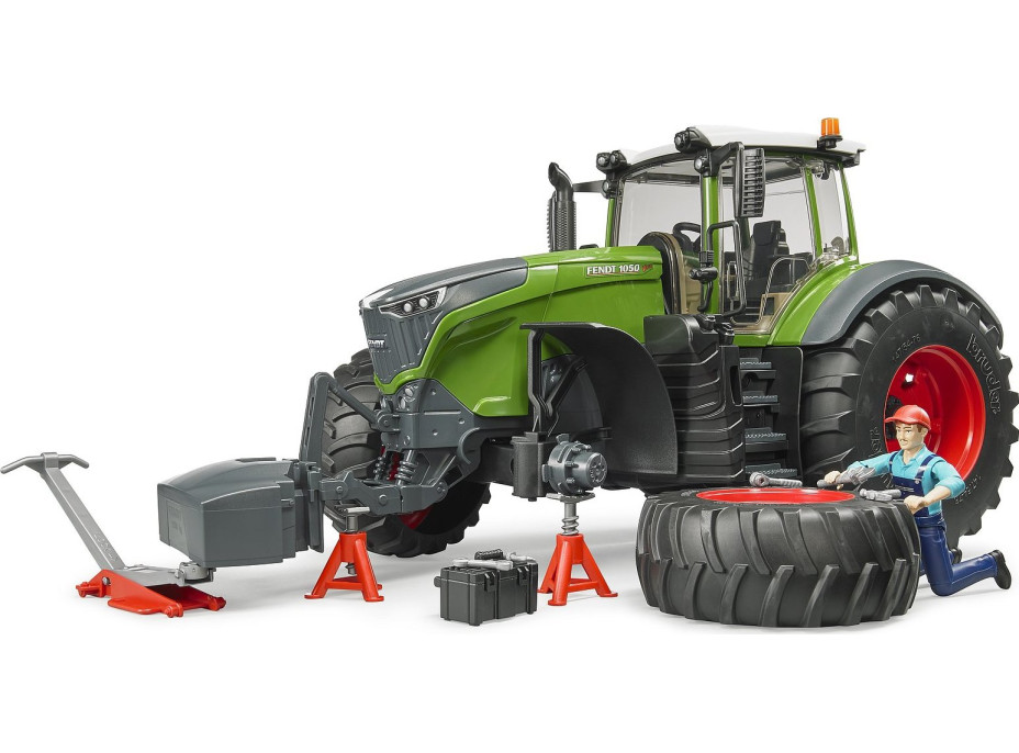 Bruder Traktor Fendt 1050 Vario s mechanikem a dílenským nářadím 1:16