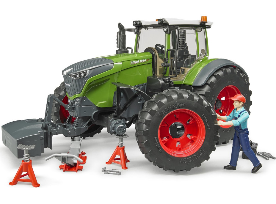 Bruder Traktor Fendt 1050 Vario s mechanikem a dílenským nářadím 1:16