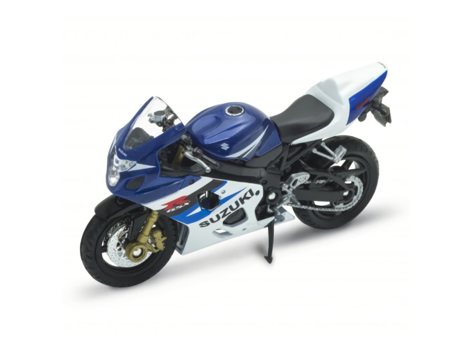 Welly Motocykl Suzuki GSX-R750 1:18 modrý