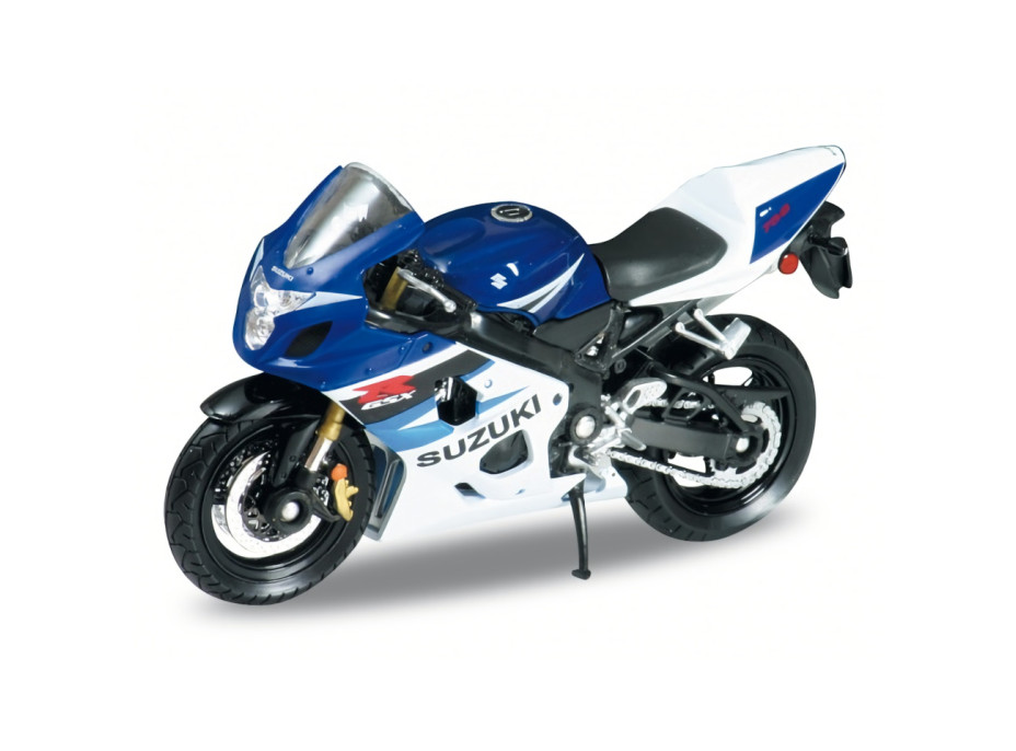 Welly Motocykl Suzuki GSX-R750 1:18 modrý