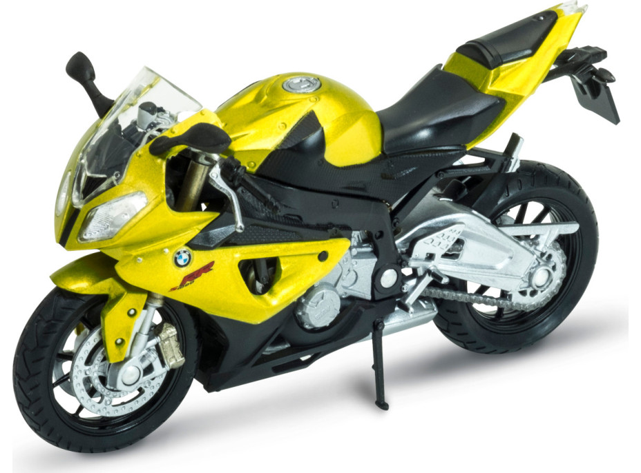 Welly Motocykl BMW S1000RR 1:18 zlatý