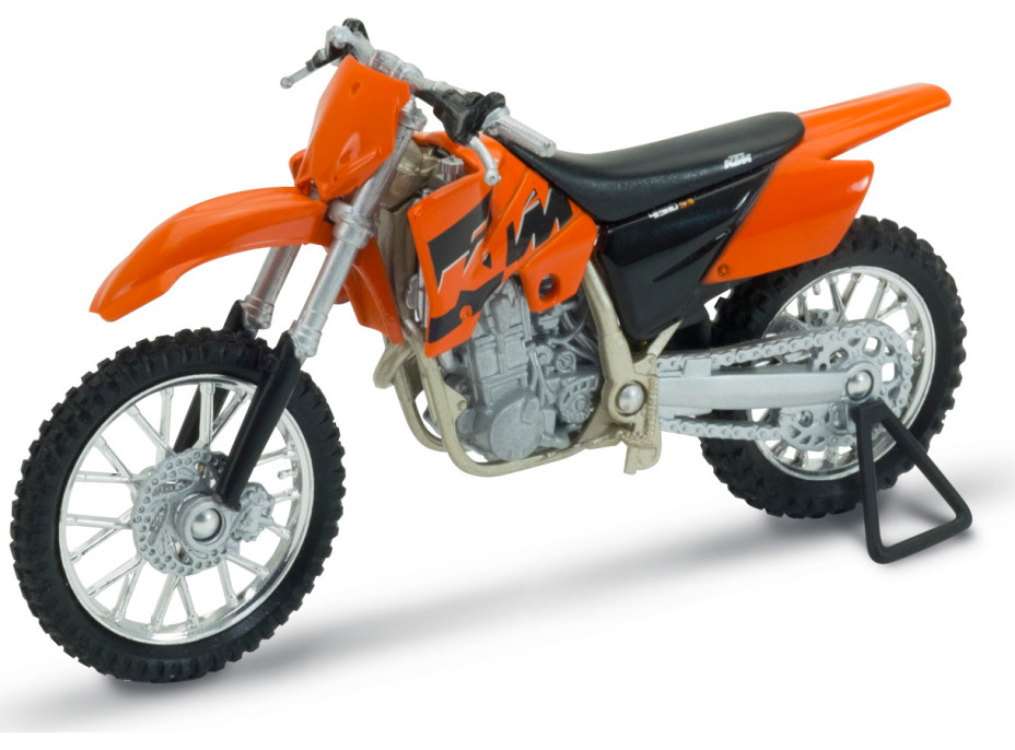 Welly Motocykl KTM 450SX Racing 1:18 oranžový