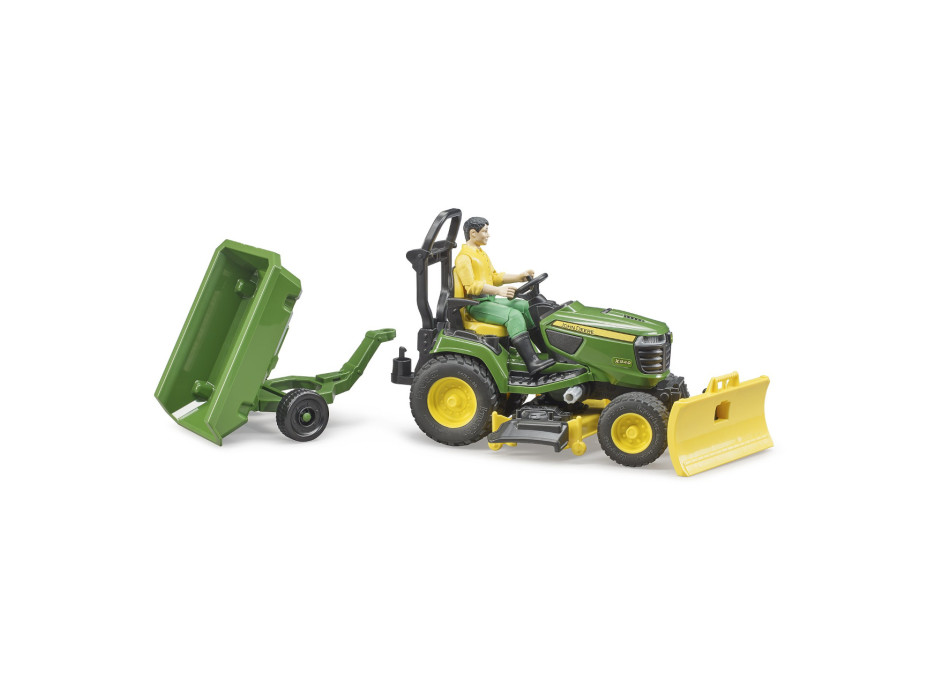 Bruder Zahradní traktor John Deere X949 se zahradníkem