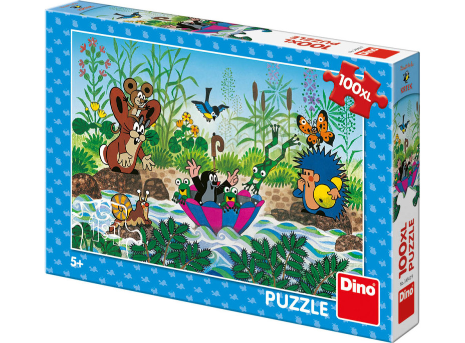 Dino Puzzle Krtečkova plavba 100 dílků