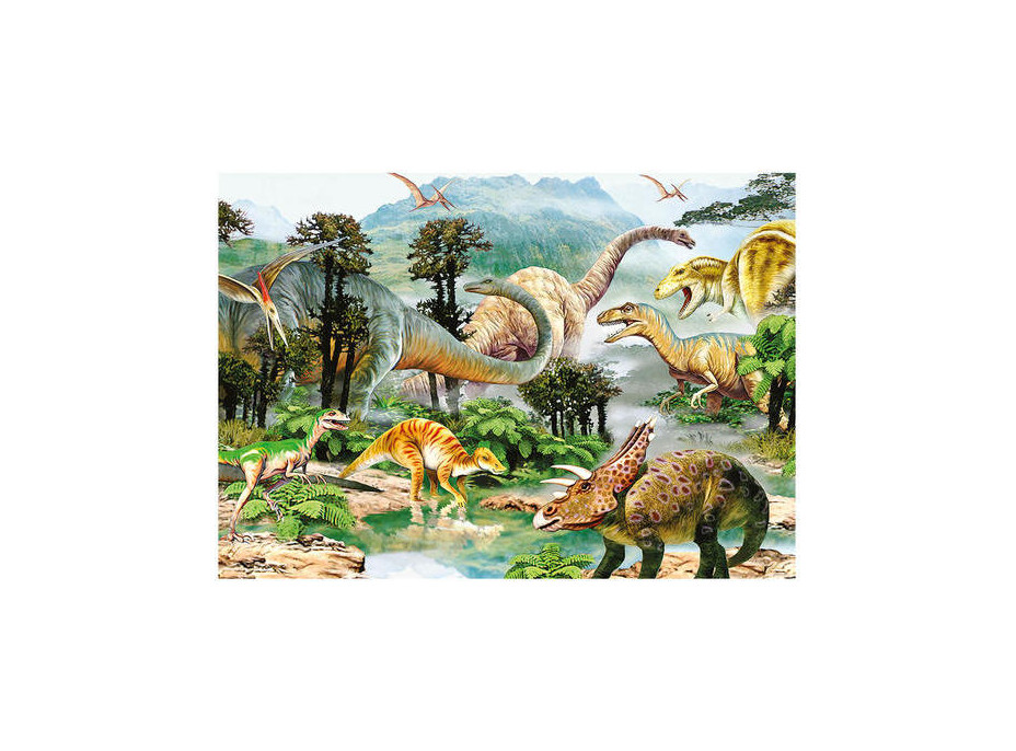 Dino Puzzle Život Dinosaurů 100 dílků