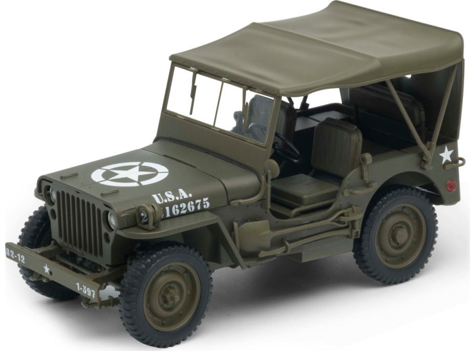 Welly Jeep Willys MB (1941) 1:18 se střechou