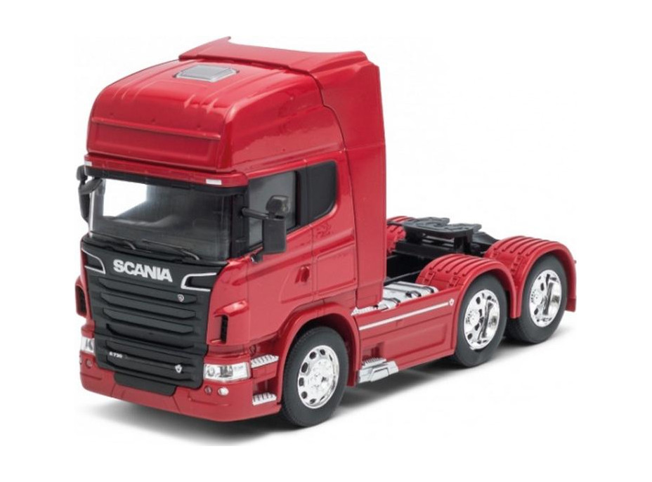 Welly Tahač Scania V8 R730 1:32 červený