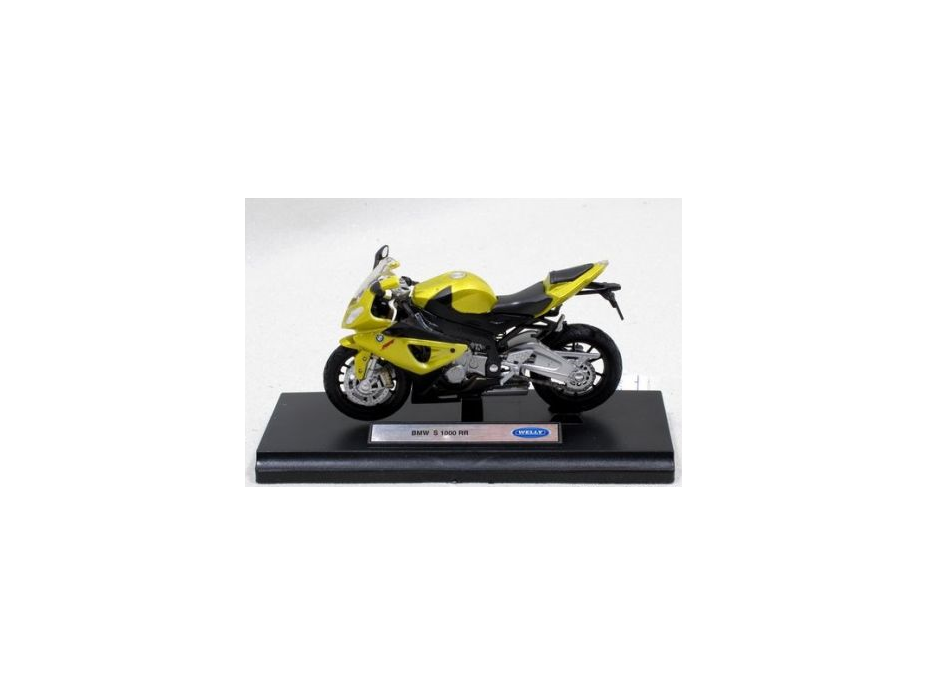 Welly Motocykl BMW S1000RR 1:18 zlatý