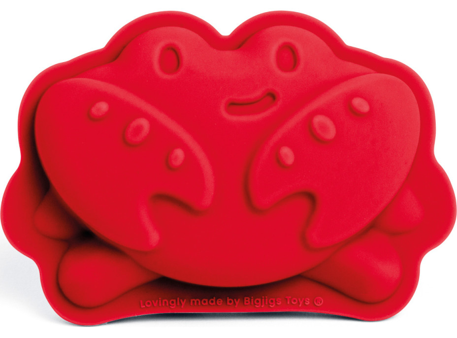 Bigjigs Toys Silikonové formičky červené Cherry