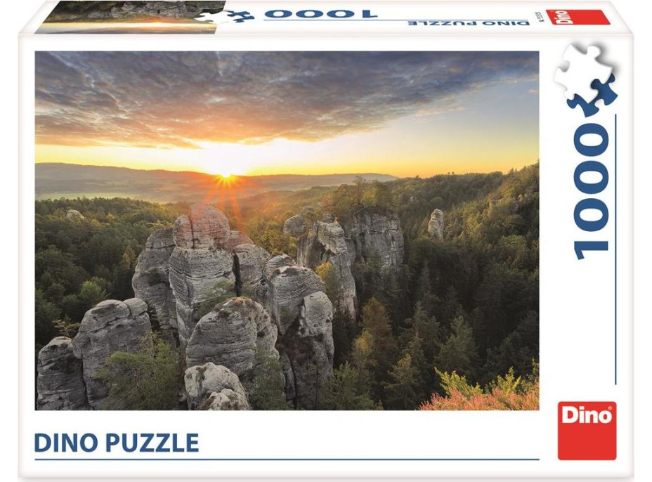 Dino Puzzle Skalnaté stěny 1000 dílků