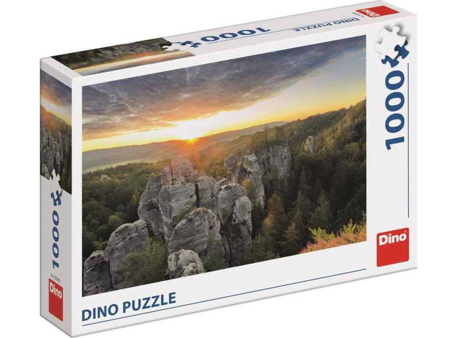 Dino Puzzle Skalnaté stěny 1000 dílků