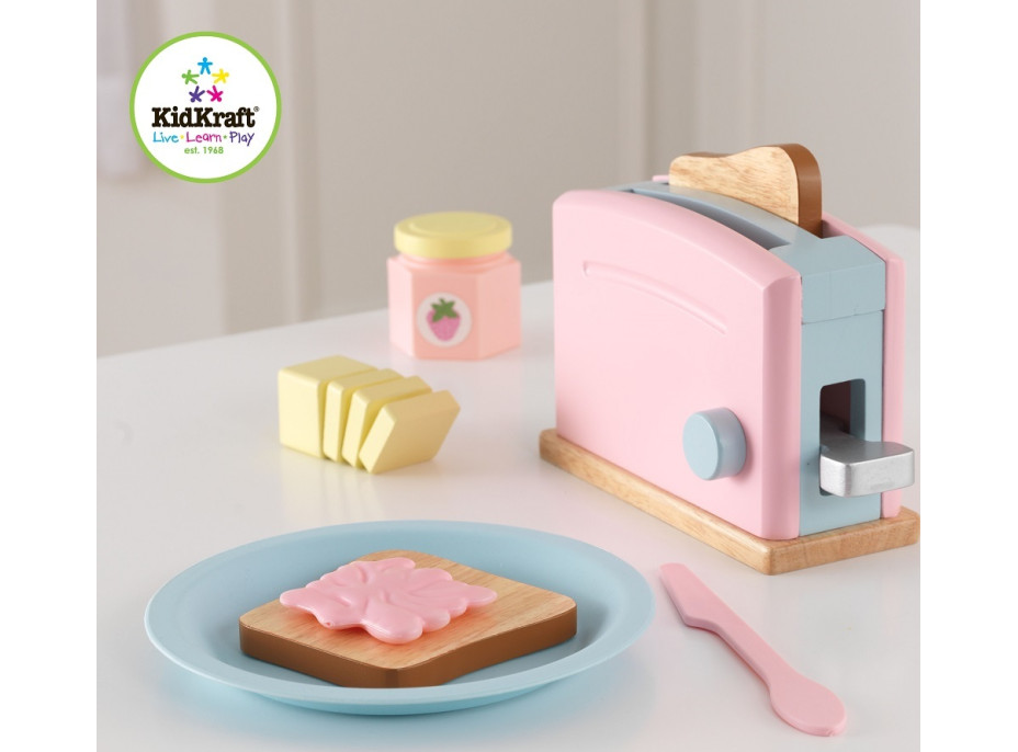 Kidkraft Espresso Toaster Set pastel