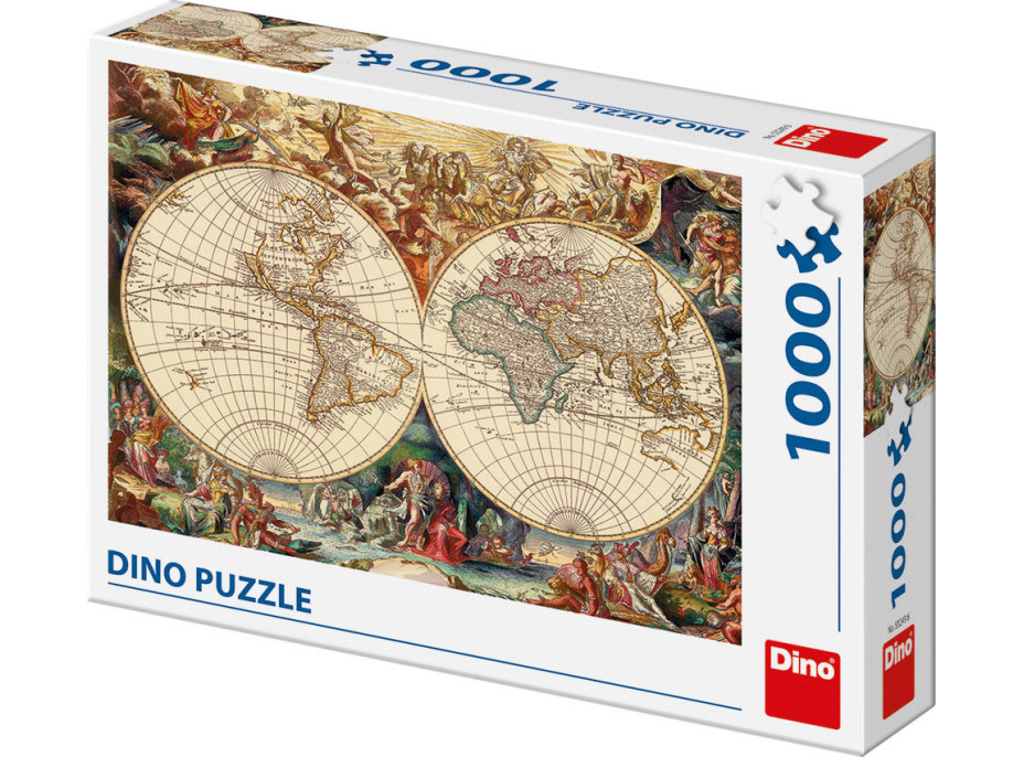 Dino Puzzle Historická mapa 1000 dílků