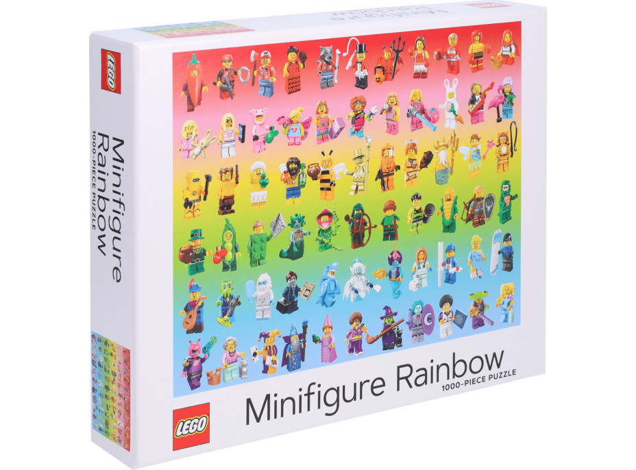 Chronicle Books Puzzle LEGO® Duhové minifigurky 1000 dílků