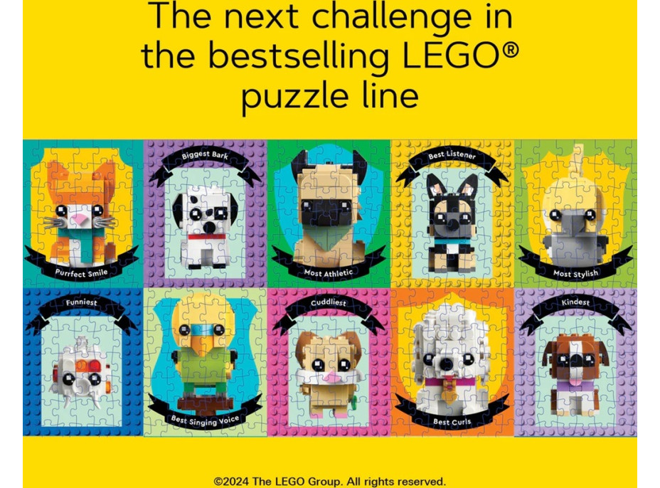 Chronicle Books Puzzle LEGO® Zvířecí kamarádi 1000 dílků