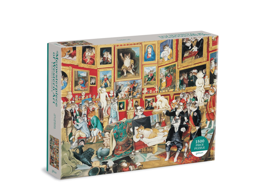 Galison Puzzle Tribuna Uffizi s kočkami 1500 dílků