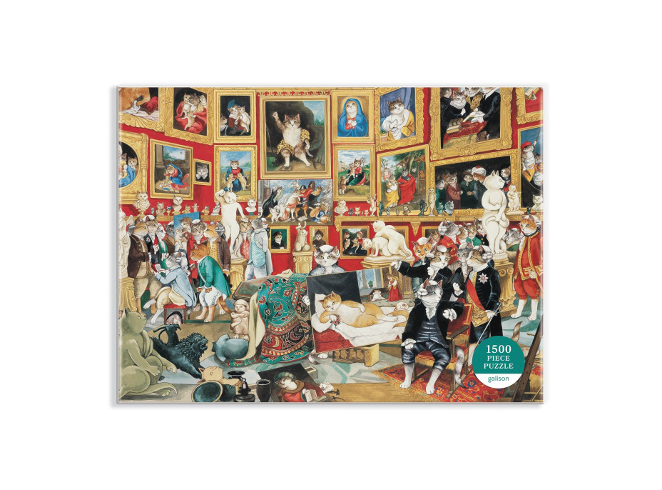 Galison Puzzle Tribuna Uffizi s kočkami 1500 dílků