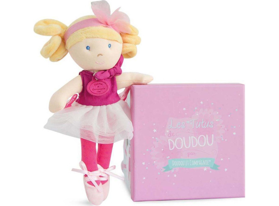 Doudou Jolijou Panenka mini baletka "Les Tutus" 23 cm