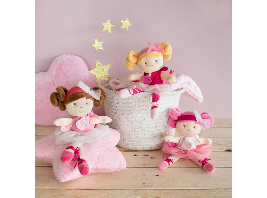 Doudou Jolijou Panenka mini baletka "Les Tutus" 23 cm