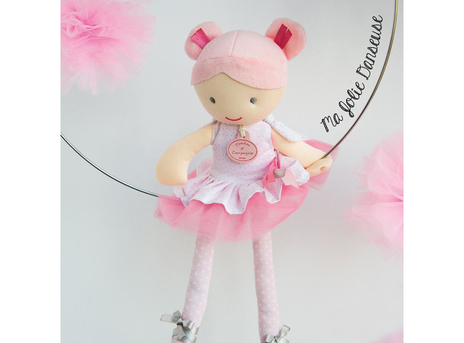 Doudou Jolijou Panenka baletka Lily Rose 36 cm